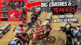 Big Crashes and Tempers ( Abu Dhabi WSX )