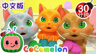 三只小猫 | 大合集 | 經典熱門兒歌 | Kids Song | 動畫 | 童謠 | 儿童学习 | 卡通片 | CoComelon 中文 | Nursery Rhymes