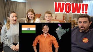 New Zealands Family React to Geography Now! INDIA. What an Amazing Country!!