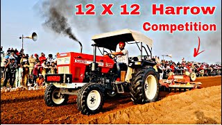 Swaraj 960 Pulling in Harrow competition | Better Performance | Tractor pulls