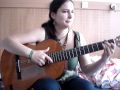 malaguena flamenco guitar solo better version with tab