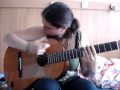 malaguena flamenco guitar solo better version with tab