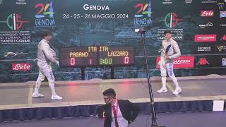 Italian Championships 2024 JMS - L4 - Francesco Pagano v Salvatore Lazzaro