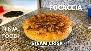 Ninja Foodi Smart Lid - Steam Crisp Focaccia - Rosemary \u0026 Thyme - So Good!