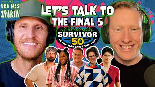 āSurvivor 50ā Final Five Exit Interviews! | The Pod Has Spoken