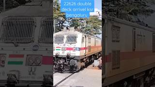 22626 - double deck arrivel ksr (bengaluru)#shorts #indian railways