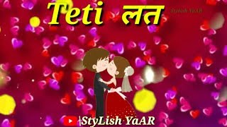 Teri Lat Lag Jayegi Lyrics || Sapna Dance ||HARYANVI STATUS 30 SECOND||love status . By~Stylish yaar