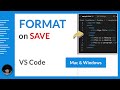 How to enable auto format on save with prettier in VS Code editor - Mac & Windows