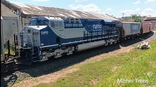 Primeira Viagem da Locomotiva ES44ACi 2550 Rumo Para Porto de Santos -SP