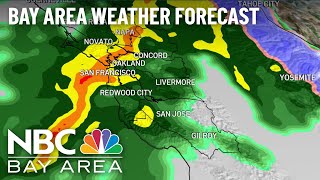 Forecast: Bay Area Heavy Rain Timeline
