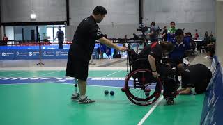 BISFed 2018 World Boccia Championships BC4 14 final Pornchok Larpyen THA Alison Levine CAN 720p