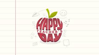 Teacher Appreciation Day 2024 | Free Background Animation Video | No Copyright