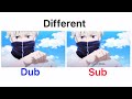 jujutsu kaisen | inumaki toge: Salmon | different language | Sub VS Dub