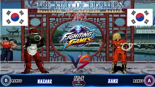 kof 2002 🎮  Haza02 - corea 🆚 XAN2 - corea, high level - Battle. legeng Fighting #retrogaming