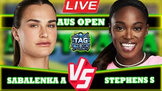 🔴LIVE: Sabalenka A vs Stephens S • Australian Open 2025 #round1 #Sabalenka #Stephens #tennis #wta