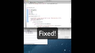 Reindenting C code in XCode