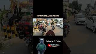 KETEMU MOTOVLOGER TOURING DI JALAN ‼️#shorts #motovlog