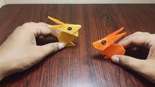 Easy Origami Rabbit - How to Make Rabbit #papercraft #origami