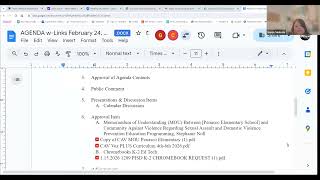 #1 February 24, 2026 Special Board Meeting