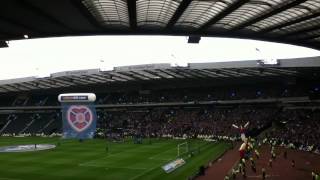 Heart of Midlothian F.C Scottish Cup Champions 2012 - Players lifting trophy + Twirly
