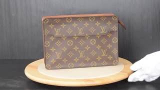 ilovekawaii C03383 - Louis Vuitton Monogram Pochette Homme Clutch Bag M51795