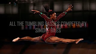 All The Tumbling Passes Competed by Simone Biles in Her Senior Career