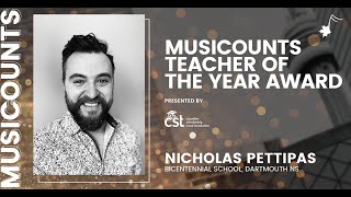 A Conversation with Nicholas Pettipas - 2021 MusiCounts Teacher of the Year Nominee