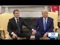 live trump and macron meet at white house part 2