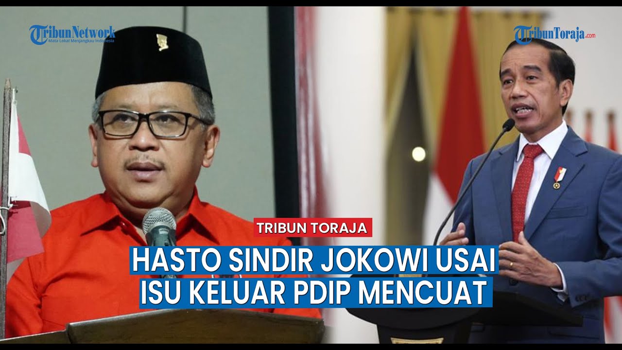 Diisukan Keluar Dari PDIP, Hasto Kristiyanto Blak Blakan Sindir Jokowi ...