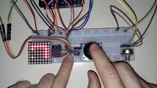 How to make Snake Game using Arduino Uno and 8x8 LED Matrix. (Controlled by joystick)