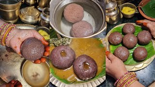 Ragi  mudde ( Finger Millet balls ) Healthy  , traditional  ragi balls  recipe #foodzeee