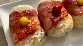 Bacon rice Ball [eatingfun]