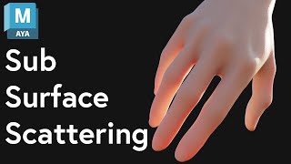 How to Use Sub-Surface Scattering - Maya Tutorial