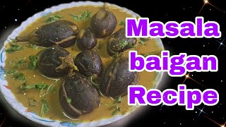 Masala baigan Recipe 🍆 🥘 | TASTY FOOD KITCHEN 🍱