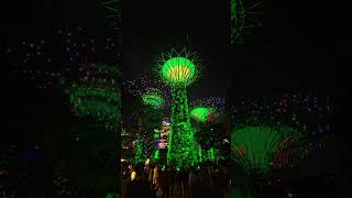 Gardens by the Bay. #singapore #garden #light #music #night #travel #colors #orchestra #tourism