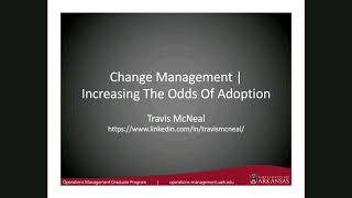 Change Management Webinar