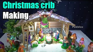 Christmas crib making ideas at home | Christmas Crib decoration ideas | Church Crib ideas