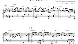 Happiness / シェネル / ピアノ楽譜（上級）