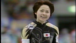 岡崎朋美 長野五輪女子スピードスケート500m 銅メダル