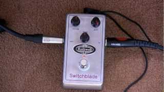 Rothwell Switchblade Distortion Pedal Demo