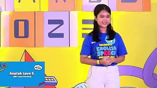 Anaiah Love | Grand Final Erlangga English Speech Contest 2023