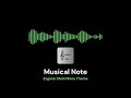 musical note exgene title theme