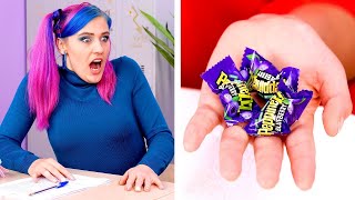 HOT vs COLD Challenge! 10 Best School Pranks || Funny Situations & Prank Wars by Crafty Panda How