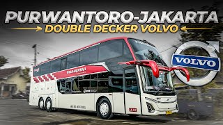 NAIK BUS TINGKAT TERBARU WONOGIRI 😍 Mahardhika Volvo Jetbus 5 ke Jakarta