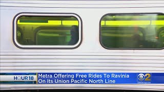 Metra Offering Free Rides To Ravinia On Union Pacific North Line