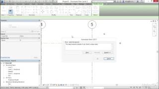Revit Tutorial - Modify structural grids