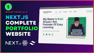 Next.js and Tailwind CSS Project for Beginners | Complete Portfolio Website with Admin Panel Part 1
