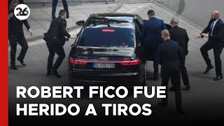 🚨 ATENTADO CONTRA EL PRIMER MINISTRO DE ESLOVAQUIA: Robert Fico fue herido a tiros