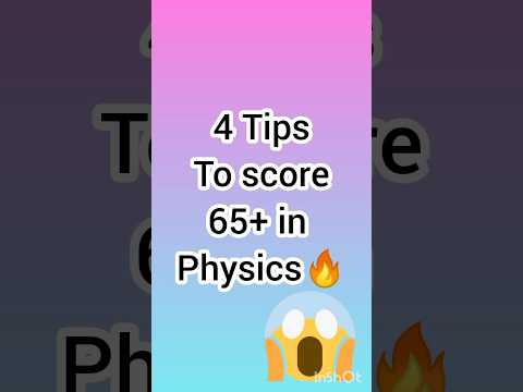 Score 65+ in physics#jee #neet #class12physics #shorts