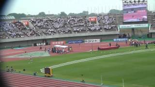 400m予選2組 田中千智 54.73 2011日本選手権 Chisato Tanaka 54.73